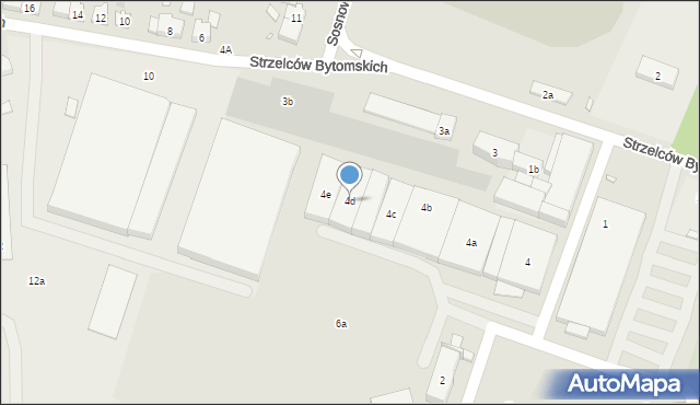 Strzelce Opolskie, Gogolińska, 4d, mapa Strzelce Opolskie