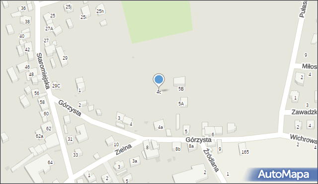 Strzelin, Górzysta, 4c, mapa Strzelin