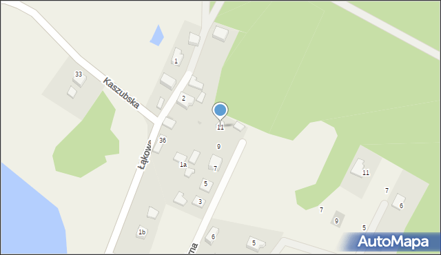 Studzienice, Górna, 11, mapa Studzienice