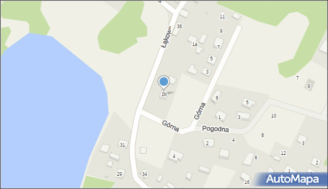 Studzienice, Górna, 1b, mapa Studzienice