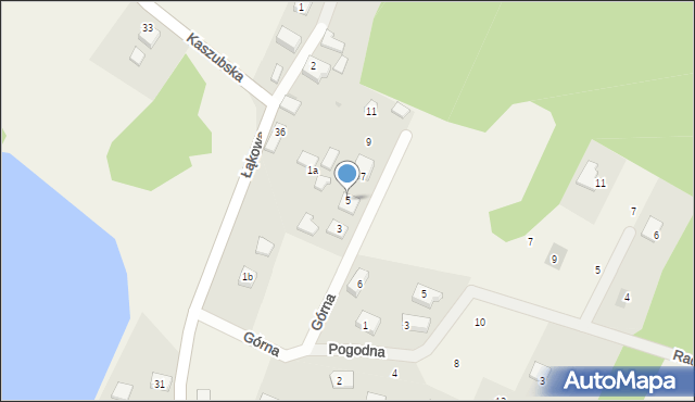 Studzienice, Górna, 5, mapa Studzienice