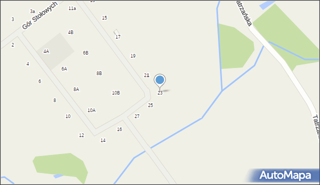 Sucha Huta, Gór Stołowych, 23, mapa Sucha Huta