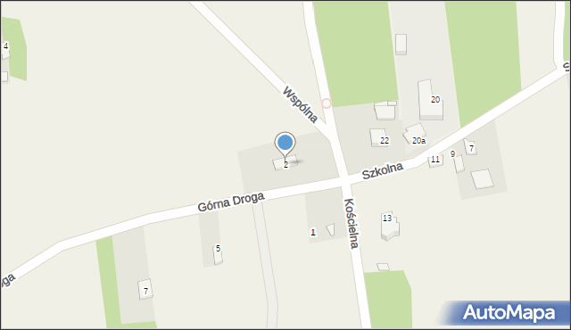 Suchostruga, Górna Droga, 2, mapa Suchostruga