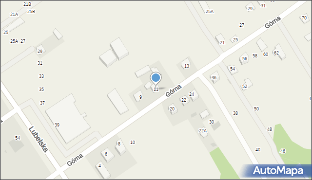 Sulbiny, Górna, 11, mapa Sulbiny