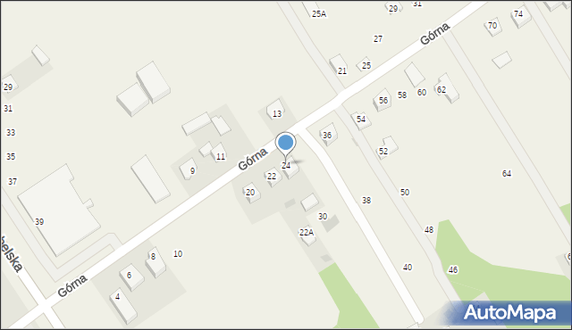 Sulbiny, Górna, 24, mapa Sulbiny