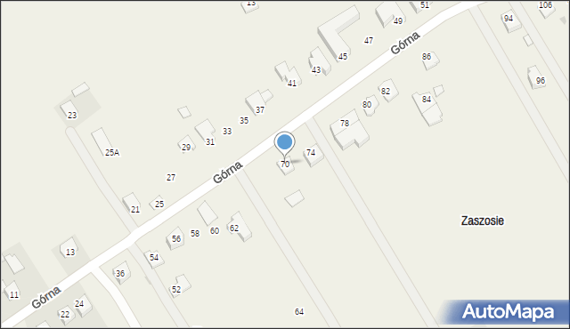 Sulbiny, Górna, 70, mapa Sulbiny
