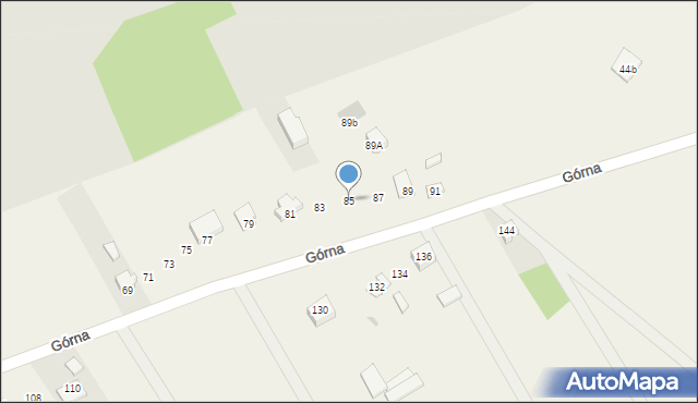 Sulbiny, Górna, 85, mapa Sulbiny