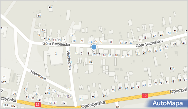 Sulejów, Góra Strzelecka, 10, mapa Sulejów