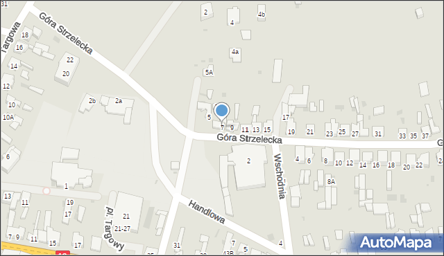 Sulejów, Góra Strzelecka, 7, mapa Sulejów