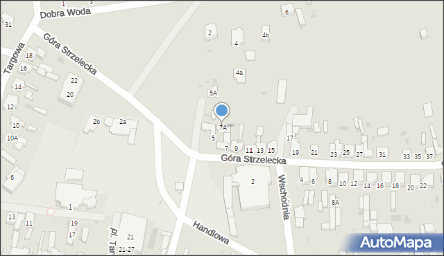 Sulejów, Góra Strzelecka, 7A, mapa Sulejów