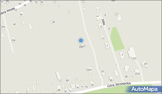 Sulejów, Góra Strzelecka, 83b, mapa Sulejów