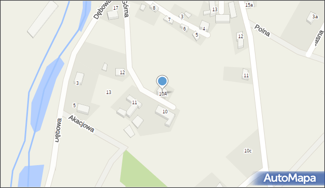 Sulików, Górna, 10A, mapa Sulików