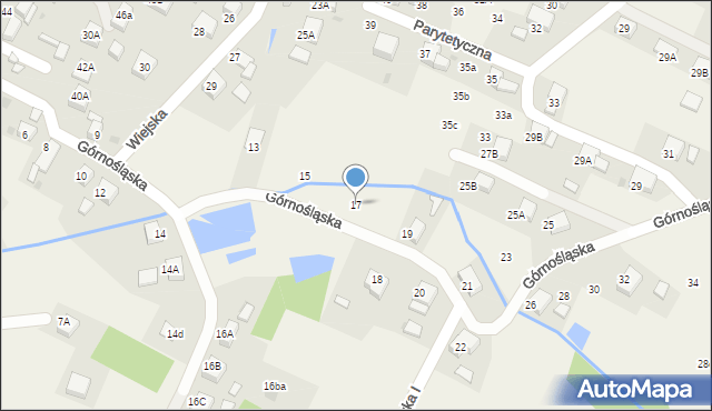 Świerklany, Górnośląska, 17, mapa Świerklany