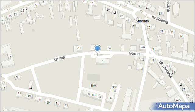 Szamocin, Górna, 1d, mapa Szamocin