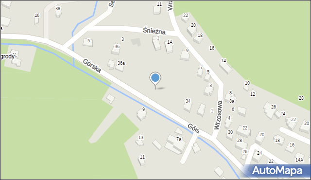 Szczyrk, Górska, 34a, mapa Szczyrk