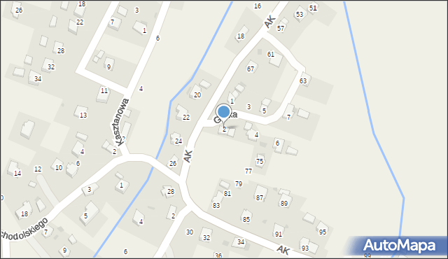 Targowiska, Górka, 2, mapa Targowiska