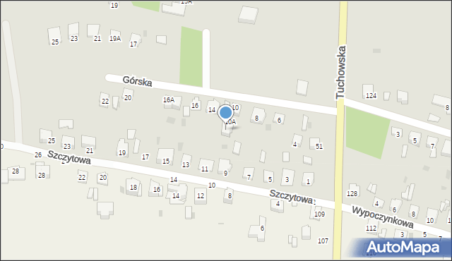 Tarnów, Górska, 14A, mapa Tarnów