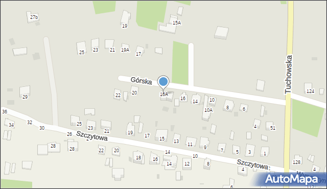 Tarnów, Górska, 16A, mapa Tarnów