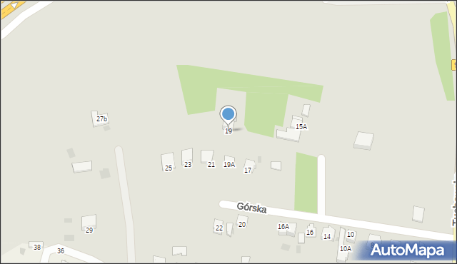 Tarnów, Górska, 19, mapa Tarnów