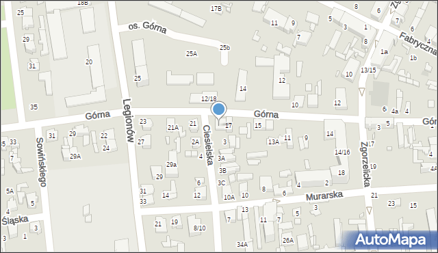 Tomaszów Mazowiecki, Górna, 19, mapa Tomaszów Mazowiecki