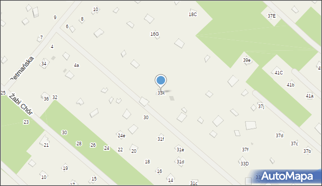 Topolina, Gościniec, 33k, mapa Topolina