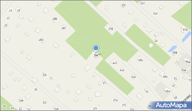 Topolina, Gościniec, 39e, mapa Topolina