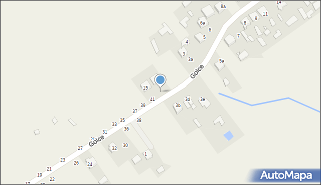 Truskolasy, Golce, 3e, mapa Truskolasy