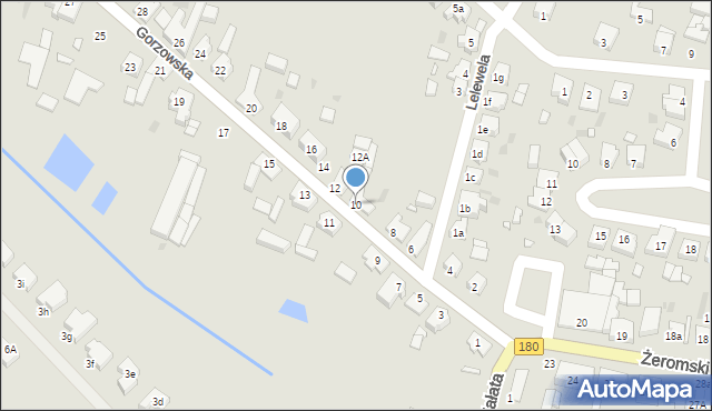 Trzcianka, Gorzowska, 10, mapa Trzcianka