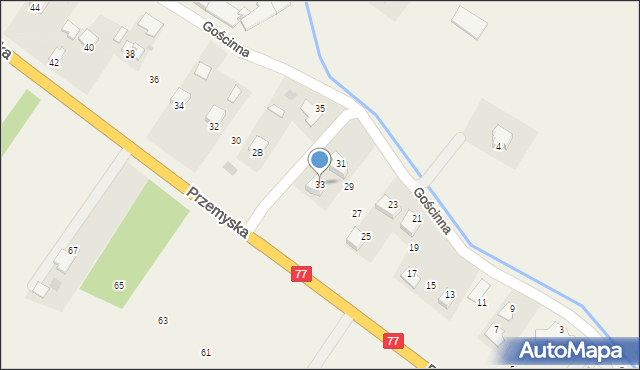 Tuczempy, Gościnna, 33, mapa Tuczempy