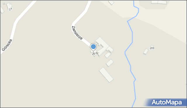 Ustroń, Górecka, 20, mapa Ustroń