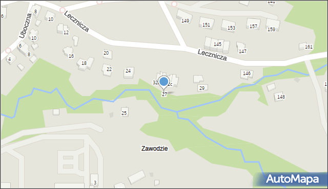 Ustroń, Gościradowiec, 27, mapa Ustroń