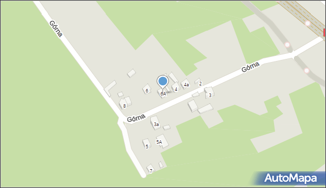 Wąchock, Górna, 6A, mapa Wąchock