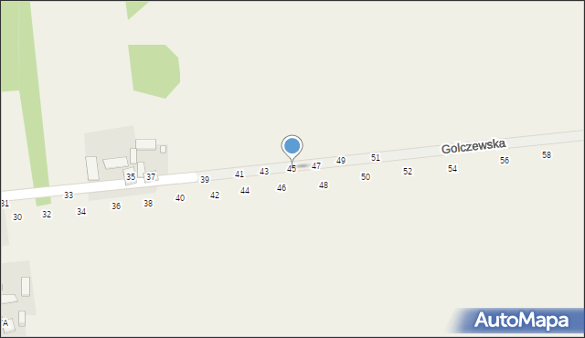Wapiennik, Golczewska, 45, mapa Wapiennik