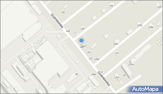 Warka, Gośniewska, 138, mapa Warka