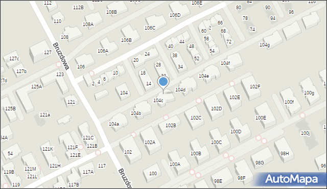 Warszawa, Gobelinowa, 6, mapa Warszawy