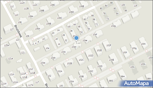 Warszawa, Gobelinowa, 8, mapa Warszawy