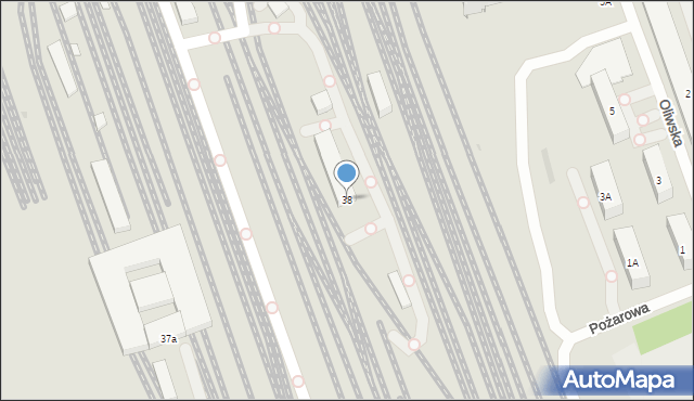 Warszawa, Golędzinowska, 38, mapa Warszawy