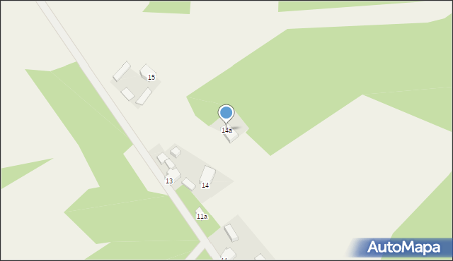 Wielgie Milickie, Górka, 14a, mapa Wielgie Milickie