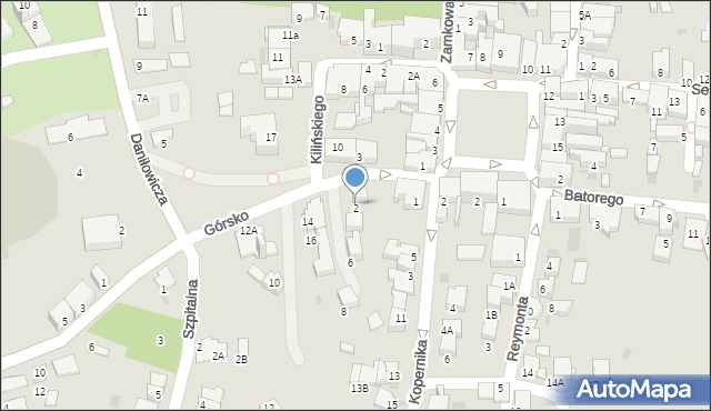 Wieliczka, Górsko, 2, mapa Wieliczka