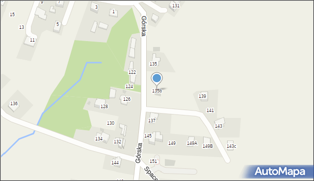 Wieprz, Górska, 135b, mapa Wieprz