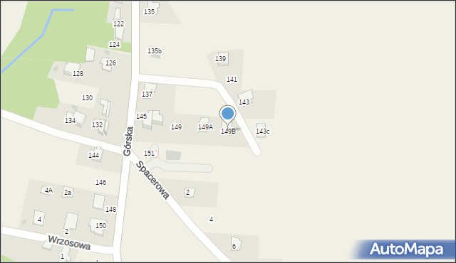 Wieprz, Górska, 149B, mapa Wieprz