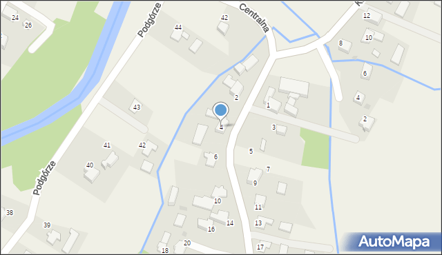 Wieprz, Górska, 4, mapa Wieprz