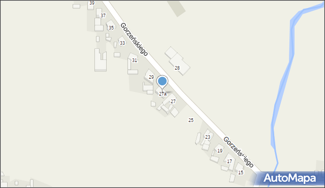 Wilkowyja, Gorzeńskiego Zbigniewa, 27a, mapa Wilkowyja