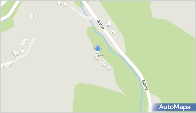Wisła, Górna, 6, mapa Wisła