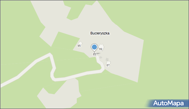 Wisła, Gościejów, 63, mapa Wisła