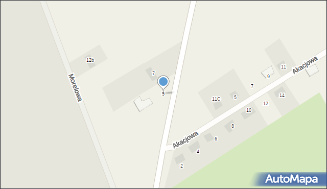 Wisławie, Godowska, 5, mapa Wisławie