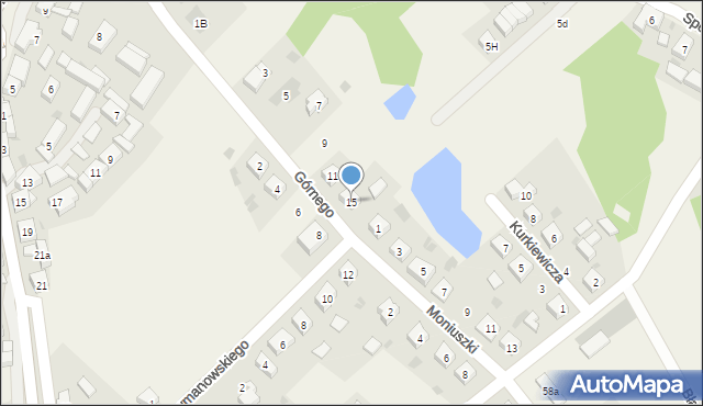 Włoszakowice, Górnego Józefa, ks., 15, mapa Włoszakowice