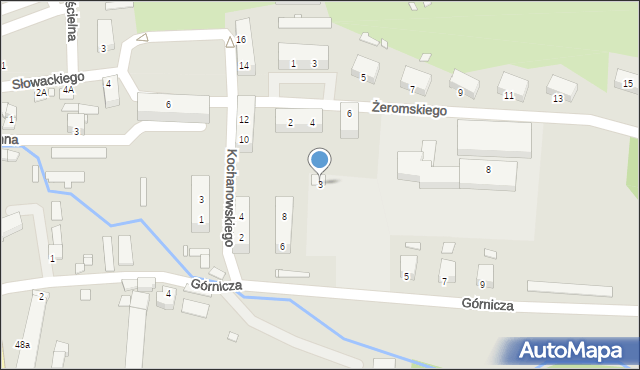 Wojcieszów, Górnicza, 3, mapa Wojcieszów