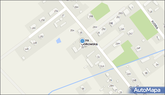 Wola Gołkowska, Gościniec, 33, mapa Wola Gołkowska