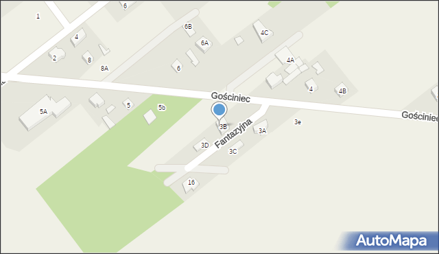 Wola Gołkowska, Gościniec, 3B, mapa Wola Gołkowska